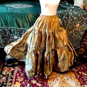 Beautiful silk maxi skirt